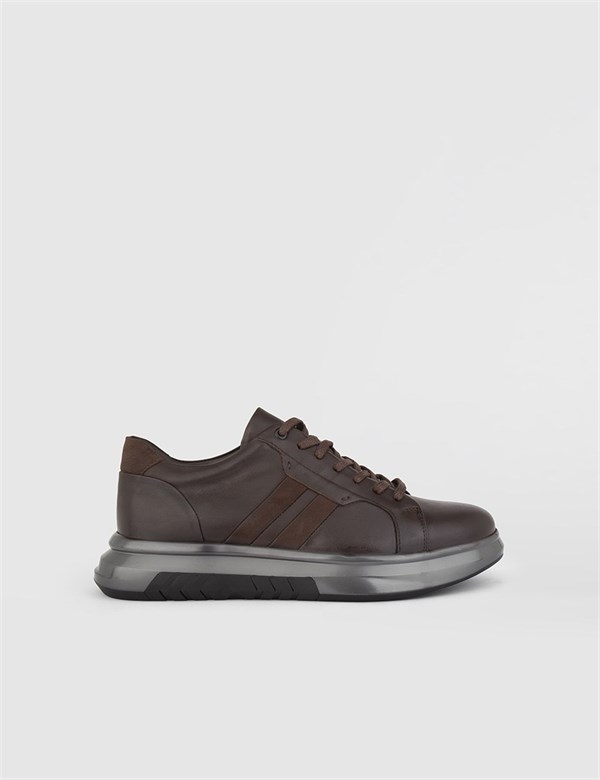 Koen Brown Nappa Leather Men's Sneaker