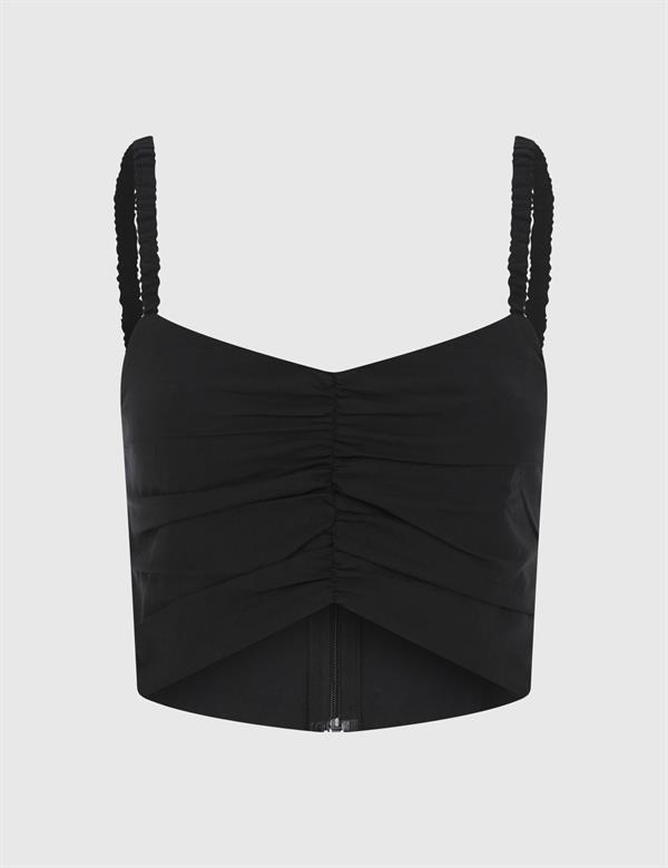 Lacie Kadın Etek Crop Takım Siyah