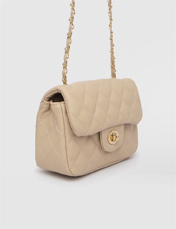 Lara Beige Women's Shoulder Bag