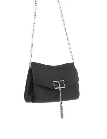 Lauren Women's Shoulder Bag Black Leather