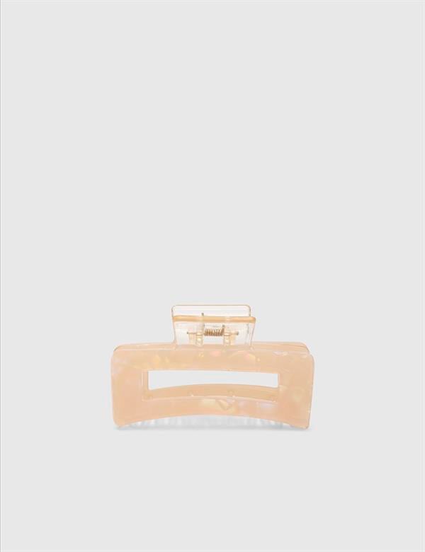 Leda Beige Women's Hair Tie