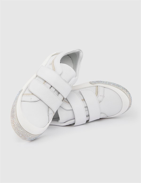 Liestal White Floater Leather Women's Sneaker