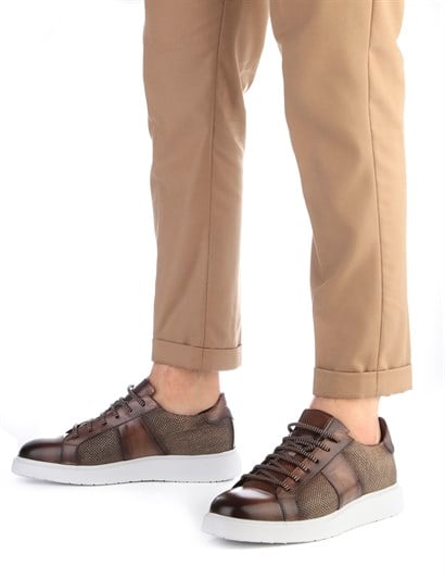 Madisyn Men's Sneaker Wood Crust