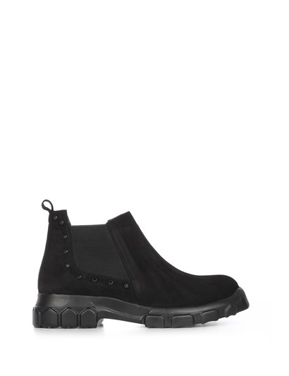 Malvina Women's Boot Black Suede Leather