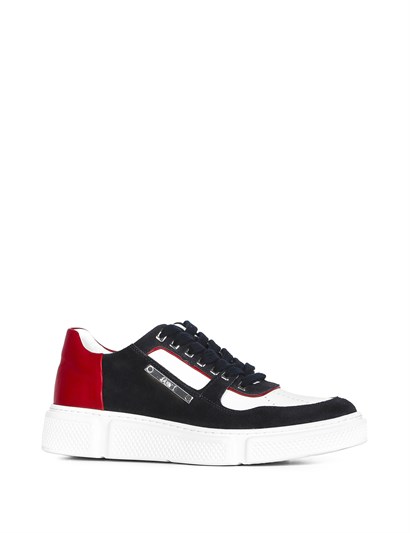 Manfredo Men's Sneaker Navy Blue Multicolor