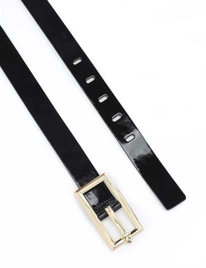 Matilda Women's Belt Black Patent Leather
