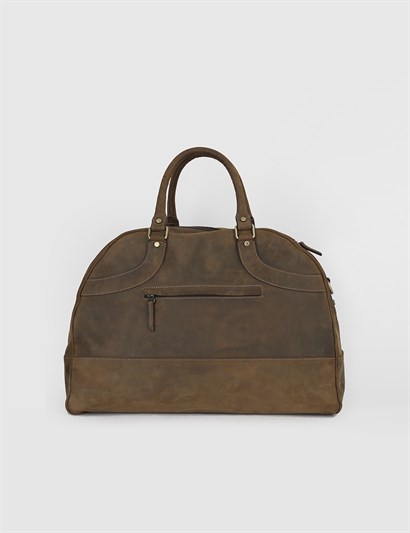 Melo Saddle Brown Leather Men's Handbag