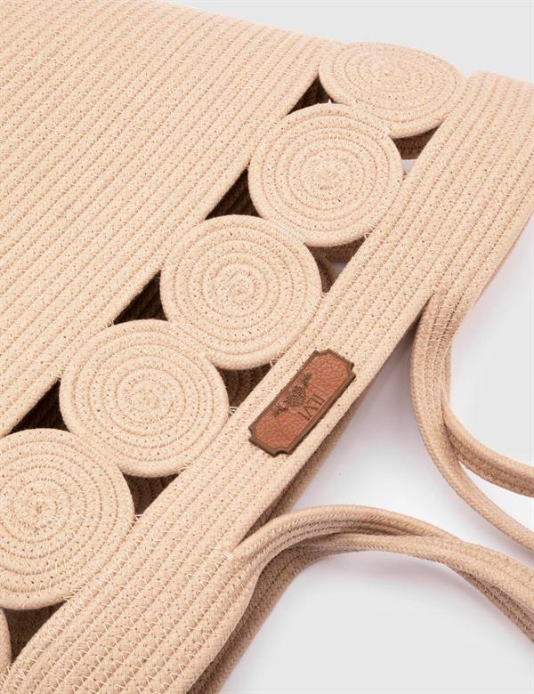 Mercy Beige Women's Beach Bag