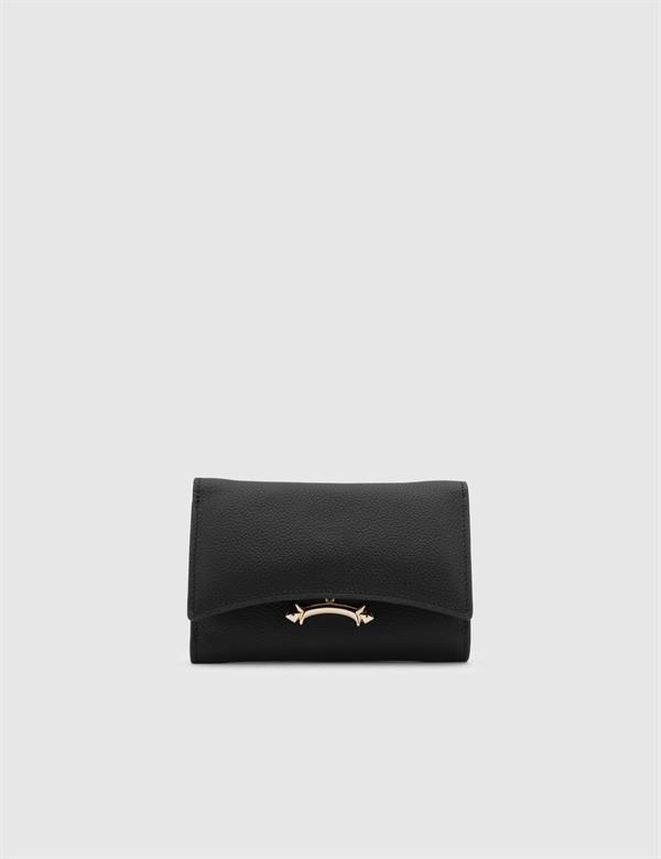 Merrill Black Floater Leather Women's Wallet
