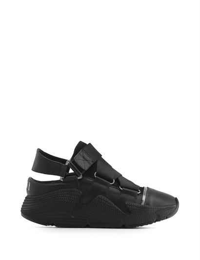 Migos Women's Sneaker Black Leather