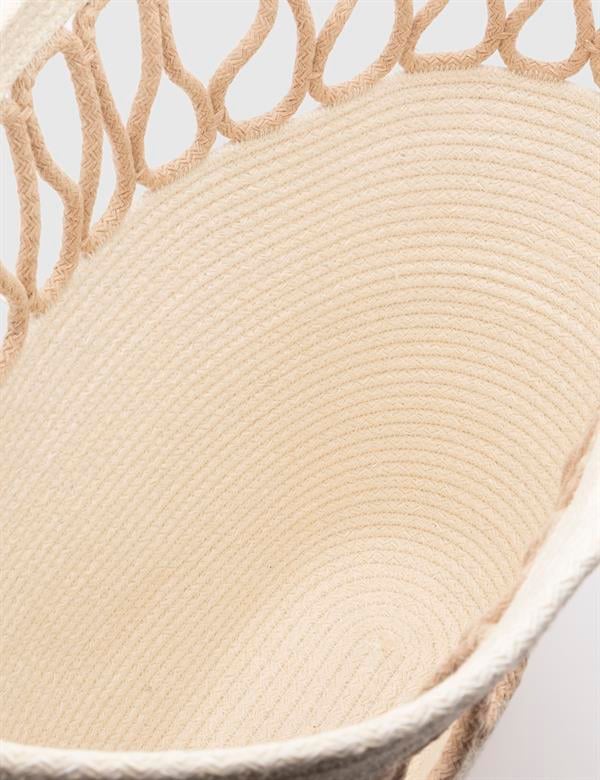 Mirella Cream Women's Beach Bag