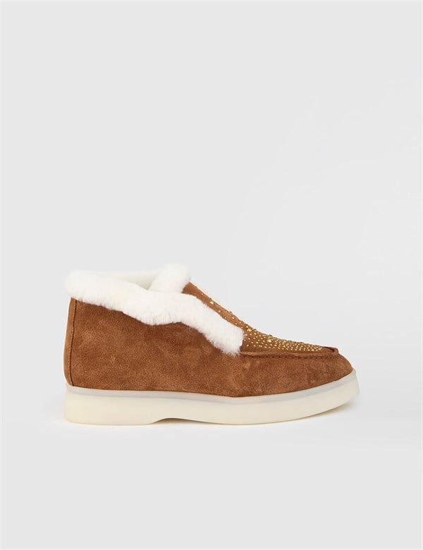 Morda Saddle Brown Suede Women's Boot