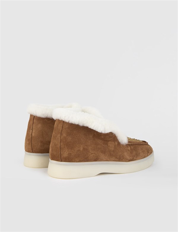 Morda Saddle Brown Suede Women's Boot