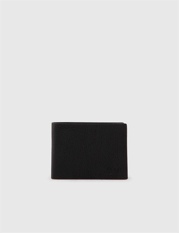 Mousa Black Floater Leather Men's Wallet