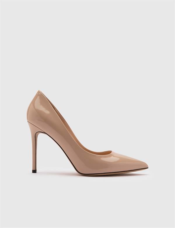 Nelli Kadın Stiletto Bej Rugan