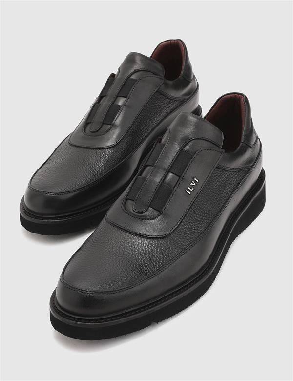 Neuer Black Leather Men's Loafer