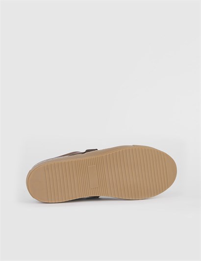 Nevada Brown Leather Men's Sneaker