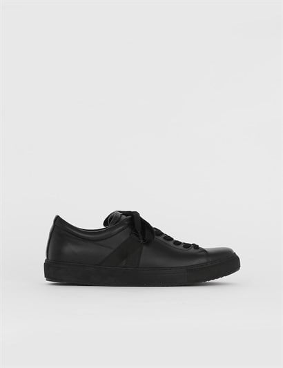 Nevada Black Leather Men's Shoe
