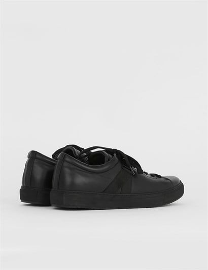 Nevada Black Leather Men's Shoe