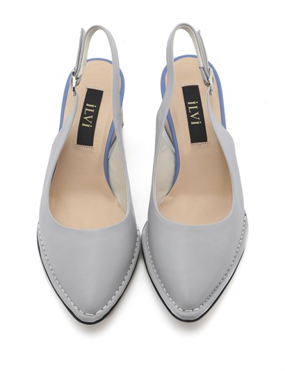 Nika Women's Sandal Grey Leather