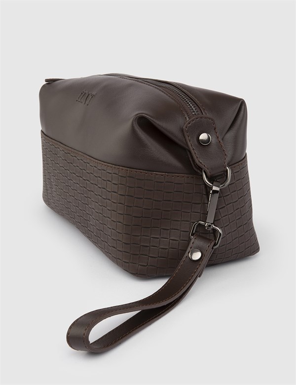 Peniche Brown Men's Handbag