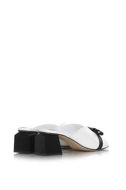 Perla Women's Slipper White Black