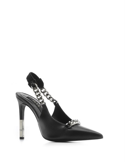 Polo Women's Slipper Black Leather