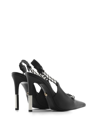 Polo Women's Slipper Black Leather