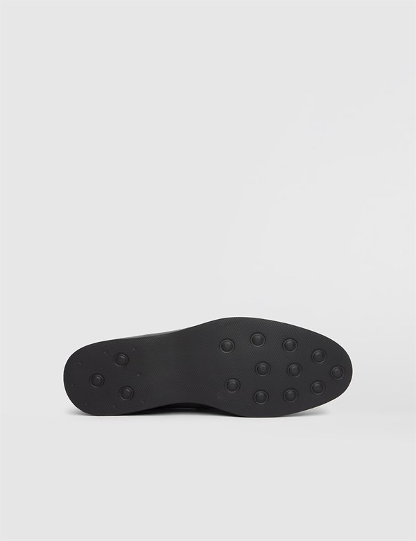 Pruna Grey Floater Leather Men's Daily Shoe