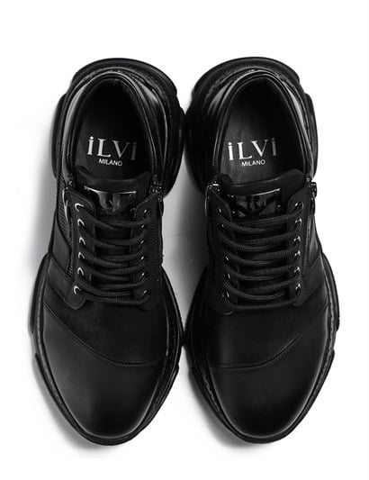 Puta Men's Sneaker Black Leather