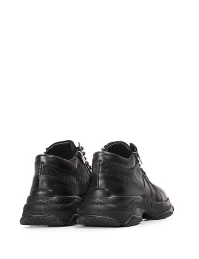 Puta Men's Sneaker Black Leather
