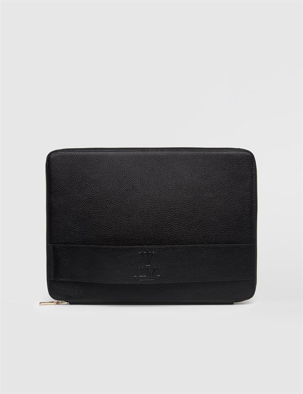 Regin Black Floater Leather Women's Handbag