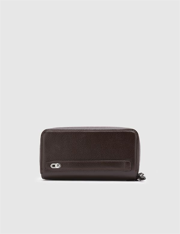 Regulus Brown Floater Leather Men's Handbag