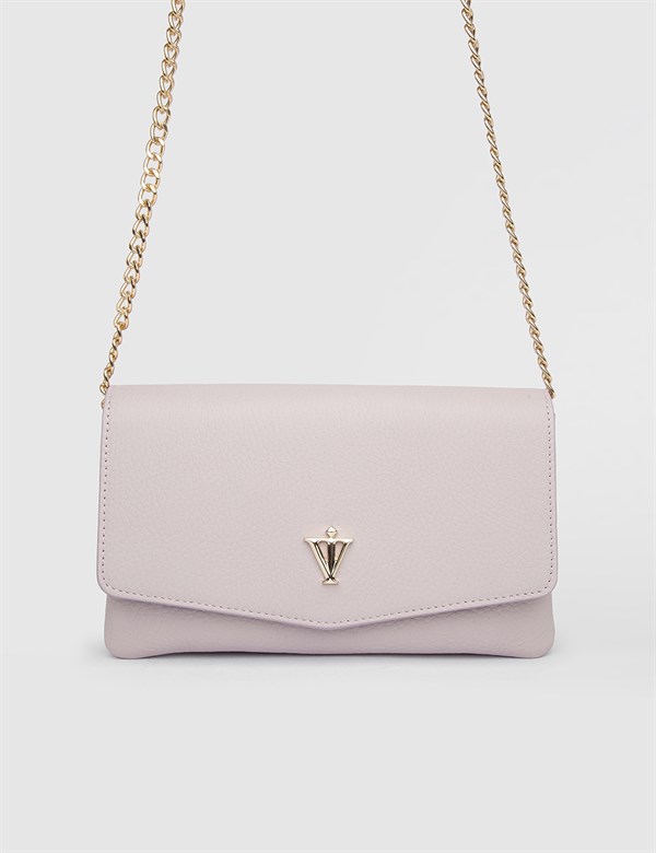 Risor Lilac Floater Leather Women's Shoulder Bag