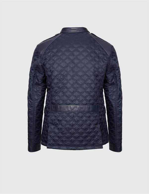 Rivne Navy Blue Men's Bomber Jacket