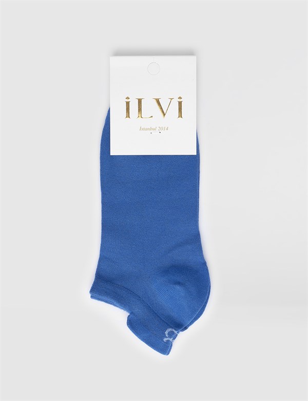 Roar Dark Blue Bamboo Women's Low Cut Socks