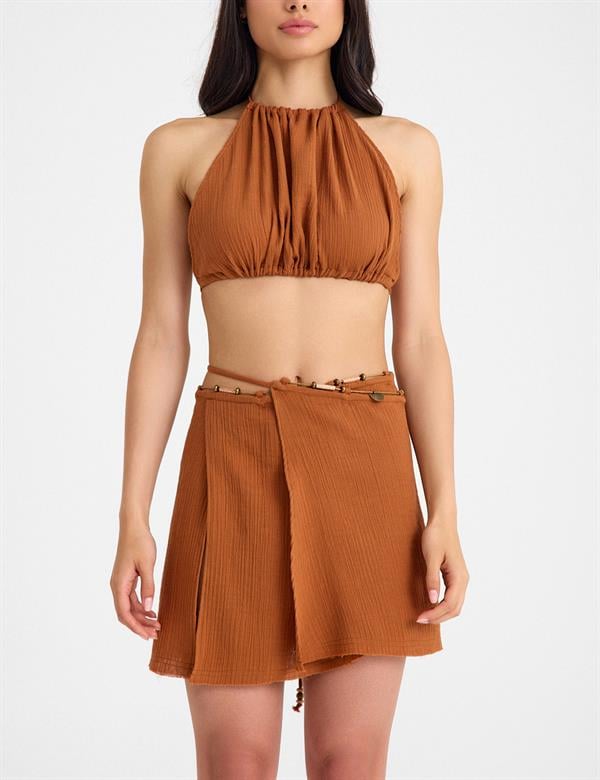 Rufina Brick Red Women's Set