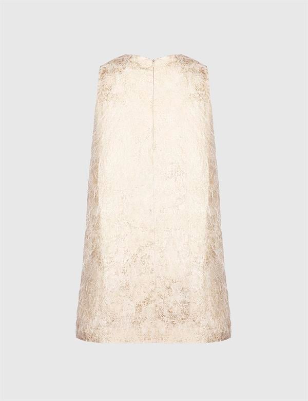 Sain Gold Women's Dress