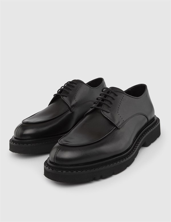 Salta Antique Black Leather Men's Daily Shoe
