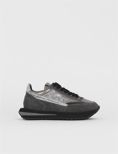 Santıago Grey Suede Women's Sneaker
