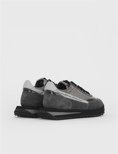 Santıago Grey Suede Women's Sneaker