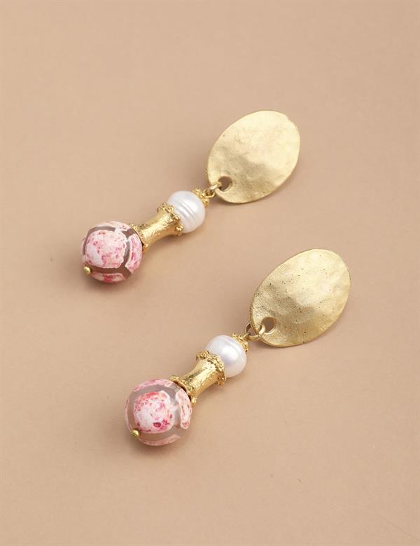 Slatino Pink Women's Earrings