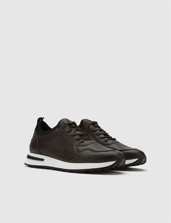 Sondre Brown Leather Men's Sneaker