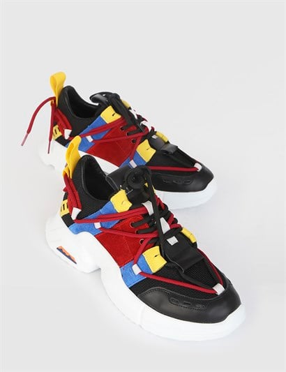 Sting Black Leather Women's Sneaker