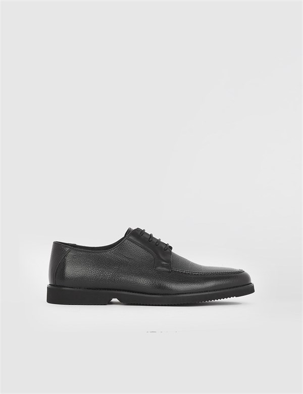 Tammi Black Leather Men's Derby Shoe