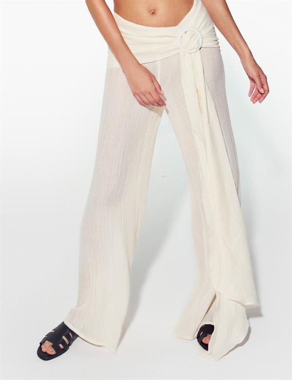 Tansy Ecru Women's Trousers