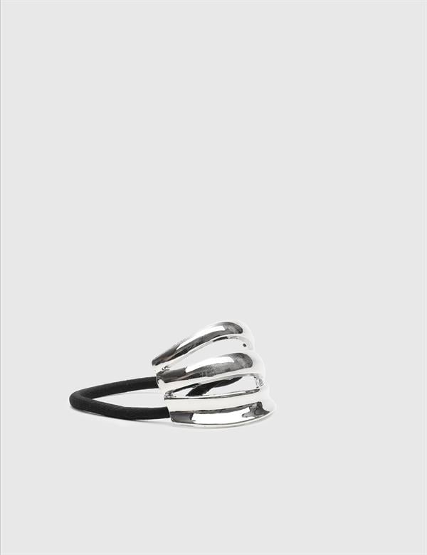 Tepuke Silver Women's Hair Tie