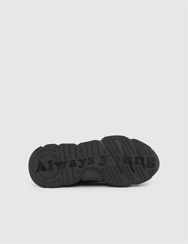 Tomi Black Snake Leather Men's Sneaker