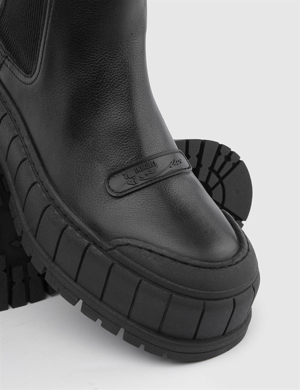 Torben Black Floater Leather Women's Boot