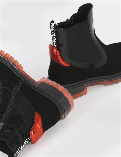 Totto Black Suede Women's Boot